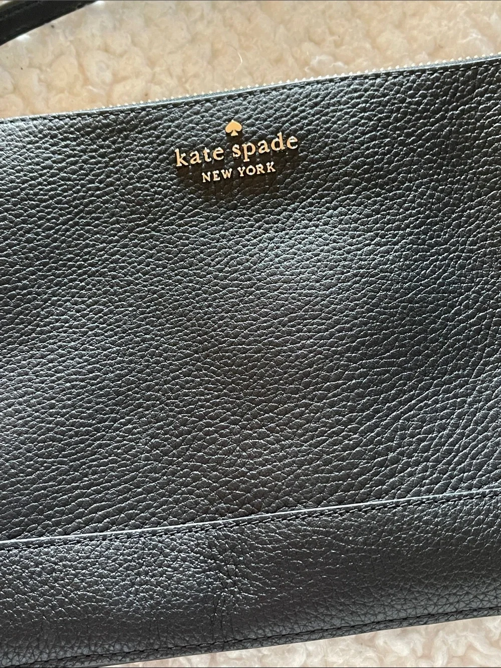 kate spade pebbled leather